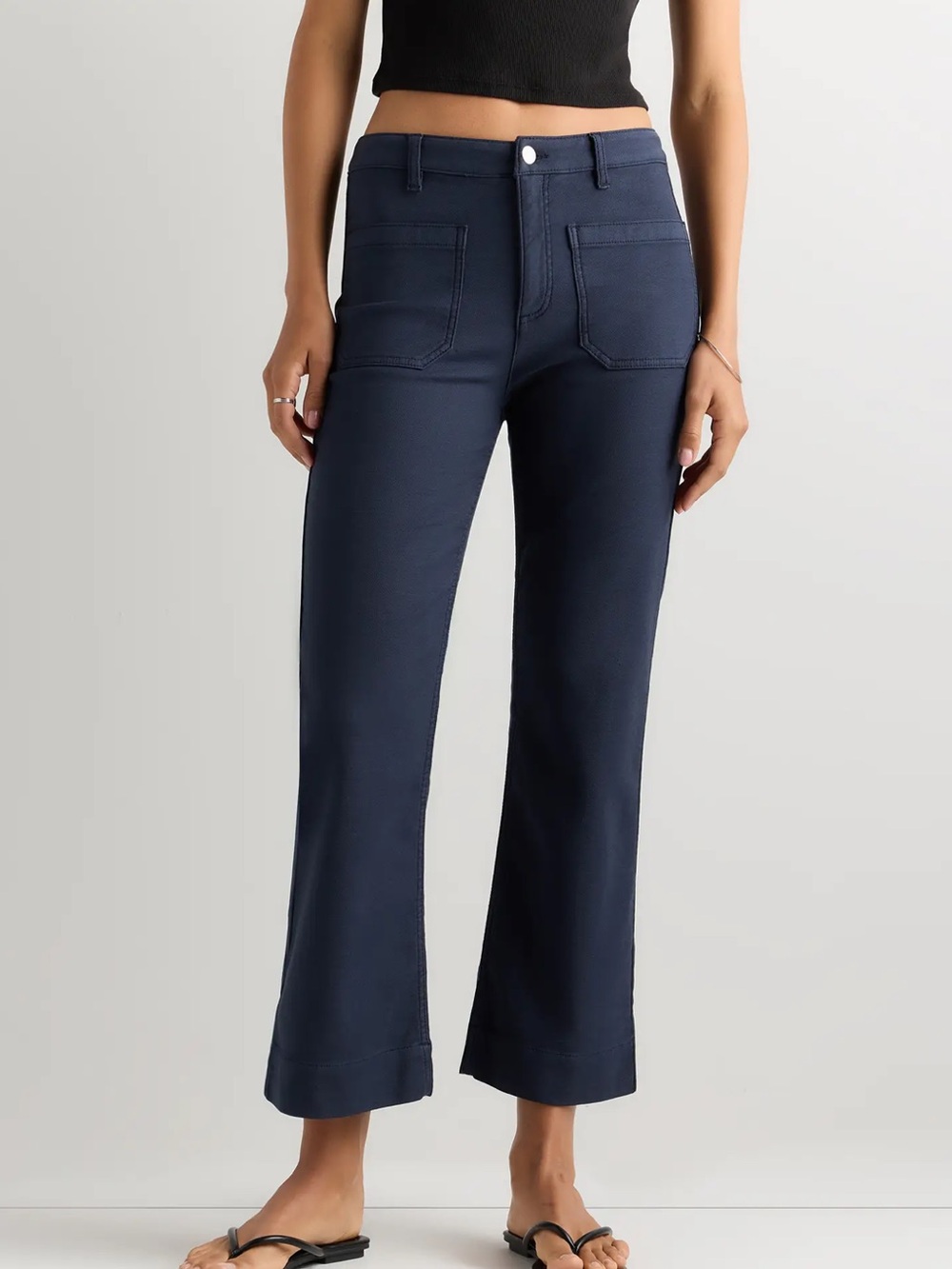 NWT Quince French Terry Wide Leg Pants Sz 12